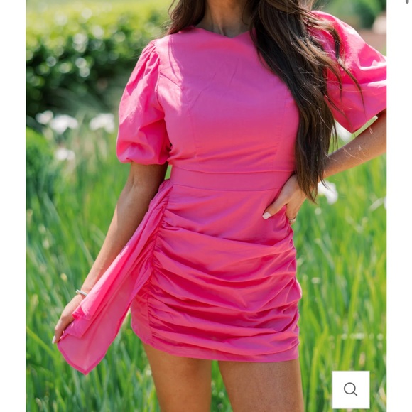 Ruched Mini Dress - Picture 2 of 4